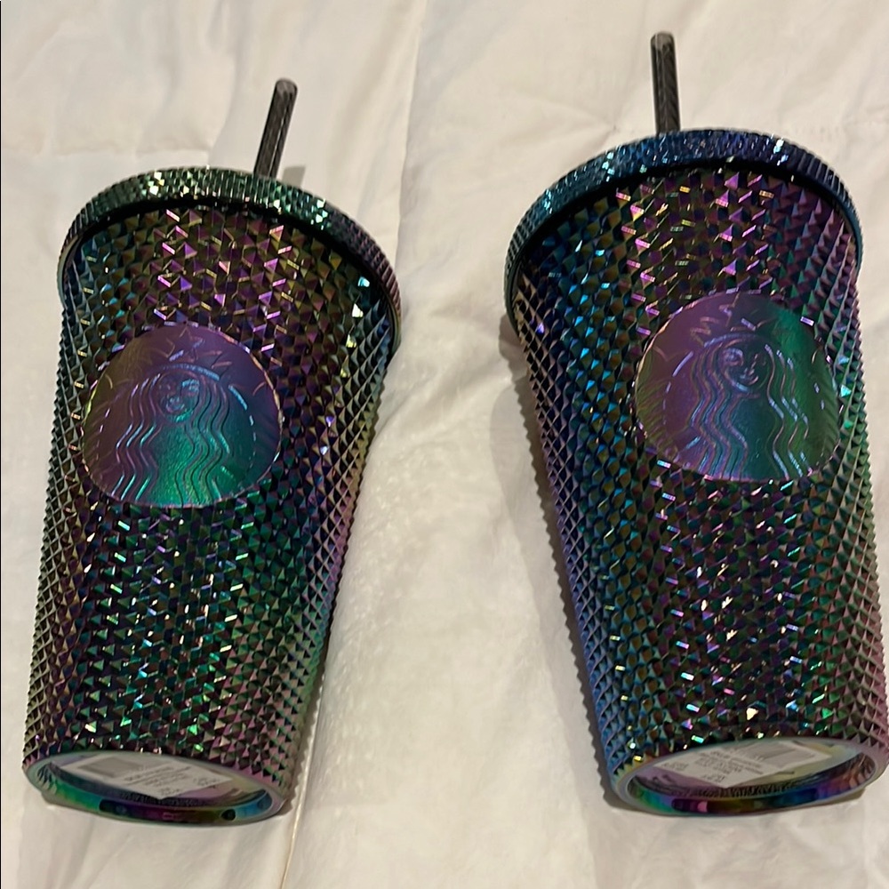 Two Starbucks tumblers.  16 oz.  BNWT.